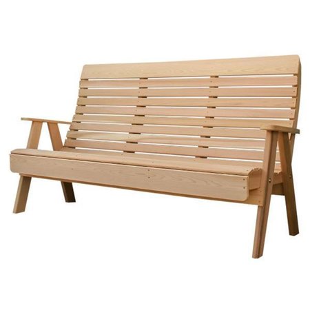 CREEKVINE DESIGNS 5 ft Cedar Twin Ponds Highback Bench WF11102CVD